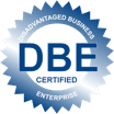 Disadvantaged Business Enterprise certification badge